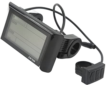 Elektrofahrrad-Display, 24V 36V 48V 60V Universal-SW900-LCD-Display-Messgerät mit Wasserdichtem 6-Pin-Anschluss für die Modifikation von Elektrofahrrädern