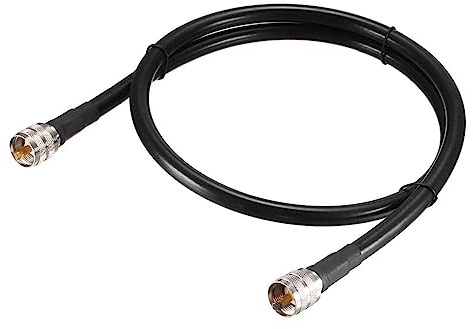 MACHSWON RG213 Coaxial Cable with PL-259 Male to PL-259 Male Connectors Low Loss Coax Cable 0.9M/3Ft For CCTV,DVR,Camera,Video Signals