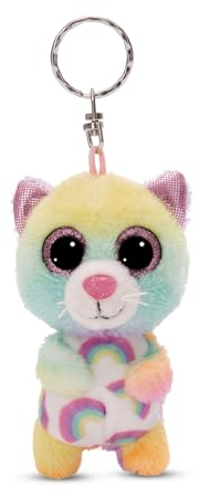 NICI Porte-clés GLUBSCHIS Chat Miss Mellie 9 cm coloré
