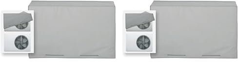 Rayen 6061 - Funda para aire acondicionado, con doble sistema de ajuste, 90 x 55 x 30 cm (Paquete de 2)