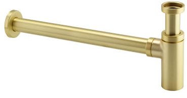 Brushed Brass Basin/Bidet Bottle Trap