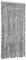 vidaXL Chenille Fly Curtain - Insect Barrier for Doors 90x220 cm in Grey/Black/White, Lightweight, Insulating Privacy Door Screen