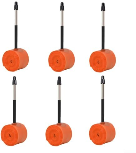 TPU-Schlauch für 700C Rennrad, ultraleicht, 35 g, kompatibel mit 23C, 25C, 28C, 30C, 32C Reifen (6 Stück FV85)