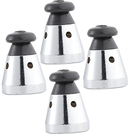 CRAFTHROU 4pcs Pressure Cooker Safety Valve Pressure Cooker Relief Valves Whistle Cover Steam Canner Safety Valve for Pressure Cooker Canning Weights Appendix Stress Stainless Steel