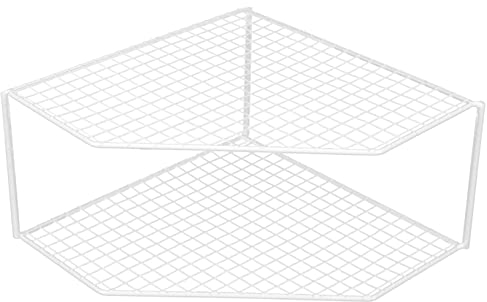 GREENADSCAPE Conveniente Organizador De Sartenes Soporte De Esquina Estante Pequeño Estante De Drenaje Estante De Esquina Estante Escalonado Organizador De Ollas De Cocina Estante De