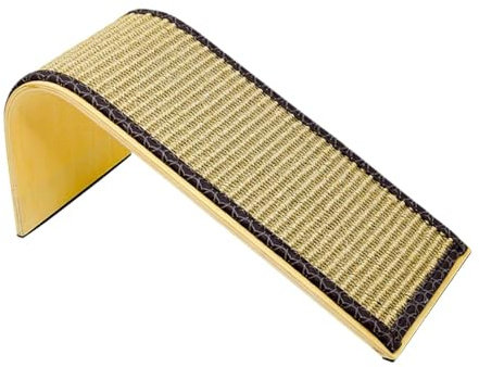 ＡＷＨＡＯ Griffoir pour Chat Carton, Planche Gratter en Forme de L, Plaque Griffoir en Carton pour Chats pour Mur et Coin, Planche à Gratter pour Chat avec Jouet pour Chats D'intérieur