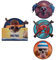Cinereplicas One Piece - Juego de 4 posavasos - Personajes 1 - Licencia Oficial