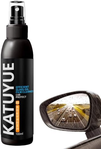 Spray Anti-buée Pour Pare-brise – Spray Anti-pluie Automatique 100 Ml | Spray Nettoyant Anti-buée Pour Pare-brise | Revêtement De Verre Imperméable Pour Pare-brise Automobile, Vernis Transparent Anti-