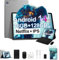 Bvlary Tablette Android 14 avec clavier, +128 Go de ROM 1 To, GPS, Octa-CormAh, tablette avec souris + étui, noir/bleu