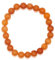 H&H Armband Naturstein Edelstein Perlenarmband Heilstein Powerarmband Kugel Perlen 8 mm (Orangen Calcit)