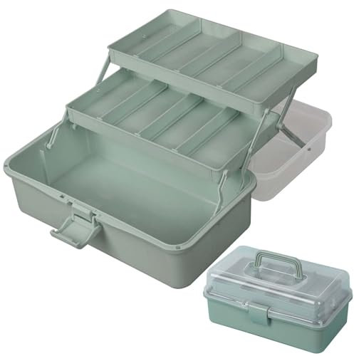 GBKDQQ 3 scaffali multiuso, 32,5 cm, scatola di smistamento vuota, scatola per bricolage, scatola per il primo soccorso e cosmetici, scuola, ufficio