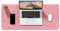 Auhoahsil Felt Desk Mat, Minimalist Large Mouse Pad XL 31.5 x 11.8 in, Desk Matt for Desktop, Keyboard, Laptop, Computer, Office, Work from Home, Gaming, Pink