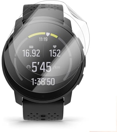 SRSRROP 5pcs Protector pantalla para Suunto 9 Peak / 9 Peak Pro | reloj Smartwatch protector de pantalla transparente flexible de alta definición [sensible al tacto]