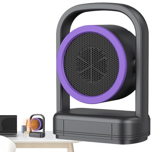 Radiateur Mini | 500W Chauffage Électrique Intérieur Portable,Machine de Chauffage Électrique,Pour Salon Chambre Salle de Bain Garage Voiture Camping-Car Tente Camping Hiver