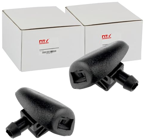 2x NTY Waschwasserdüse | 2x Eds-Ct-000 Kompatibel mit 206 CC (2D),206 Schrägheck (2A/C),206 Stufenheck,206 SW (2E/K),206 Van,206 (2L_, 2M_)