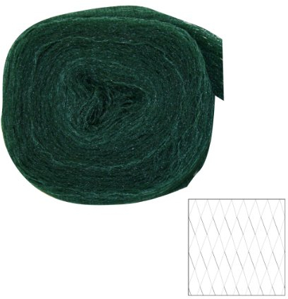 Xclou 360755 Pflanzenschutznetz Vogelschutznetz, grün-schwarz