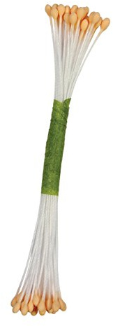 PME STAM20P Staubgefäße für Zuckerblumen, fein, Kunststoff, Orange, 0.1 x 0.11 x 7.4 cm, 1 Einheiten