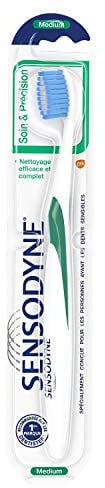 Sensodyne Brosse à Dents Soin & Précision, Souple, Pour Un Nettoyage En Douceur Des Dents Sensibles Sans Endommager Les Gencives, Couleur Aléatoire