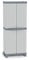 Terry, Base 2700 Uw, Armario 2 Puertas, 4 Estantes Internos y 2 Cubetas. 70x43,8x181,8 cm