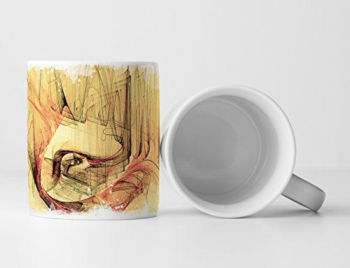 Eau Zone Design Abstrakt Tasse Geschenk