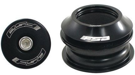 FSA No.10 Semi-integriertes internes Headset, 3,8 cm (1 1/8 Zoll), 8,2 mm, oberer Konus, ZS44, Schwarz, XTE1600