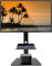 FLEXIMOUNTS TS01 Supporto TV da Pavimento per Schermo Piatto da 32-65 Pollici Girevole Altezza Regolabile a 3 Livelli per LCD LED