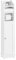 SoBuy FRG177-W Toilettenrollenhalter Toilettenpapieraufbewahrung Badregal Toilettenschrank weiß BHT ca. 23x100x20cm