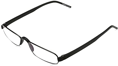 Rodenstock Unisex Lesebrille Proread R2180 Lesehilfe bei Weitsichtigkeit Brille mit leichtem Edelstahlgestell 1 5 2, Silber, 0 EU