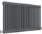 Traditional 2 Column Central Heating Radiator Horizontal Rads Cast Iron Style Anthracite 600x1010mm