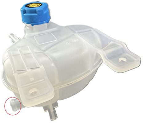 Star 2446 - Vaschetta Serbatoio Acqua Radiatore con TAPPO compatibile con ALFA ROMEO Mito // FIAT Doblo Grande Punto Evo Linea//Rif. Originale: 55700508 50515057 51824339 ***VERSIONE TUBO CORTO***