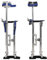 BATONECO Trockenbau-Stelzen für Erwachsene, 61 cm - 101,6 cm verstellbare Höhen, Aluminium-Maler-Stelzen für Arbeiten an hohen Stellen, Silber