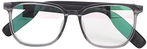 Intelligente Brille, IP67 wasserdichte Bluetooth-Brille Blaulichtblockierende Berührungssteuerung Offene Ohr-Funkbrille mit Lautsprecher für Sport Laufen Fahren Reisen Schwarz und