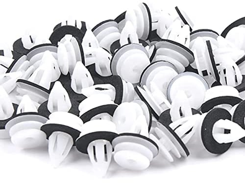 ZoeTekway 25 Stück Kunststoffniet Türverkleidung Auto Clips Auto Befestigung Clips Befestigungsclips mit Schwammig Kissen