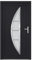 vidaXL Porta Ingresso Antracite 108x208 cm in PVC, porta, porta di ingresso, porta d'ingresso in PVC, porta entrata, porta in PVC, porte, porte in PVC