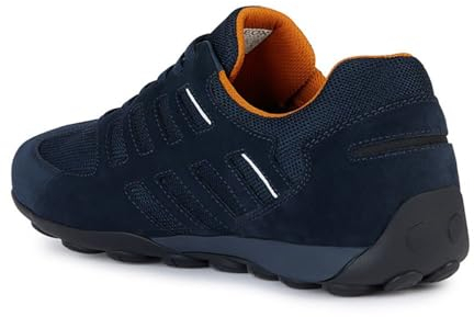 Geox Herren U Snake 2.0 A Sneaker, Navy, 45 EU