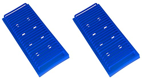 KLKNE 2X Tipo Rectángulo Escurridor de Cremallera Soporte Electroforesis Gel Placa de Vidrio Soporte de Secado Equipo de Laboratorio Educación Escolar