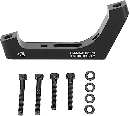 RiToEasysports Adapter für die Hintere Fahrrad-Scheibenbremsenhalterung, Fahrrad-Scheibenbremsen-Halterungsadapter für 160-mm-System Fahrräder Und Ersatzteile