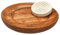 Handgemachter riesen Duftstein für ätherische Öle im Set mit einem kleinen Holztellerchen, ideal für ätherische Öle, Duftöle, Aromaöle oder Parfüms. Guter Duft in Schränke, Wohnzimmer und Keller.