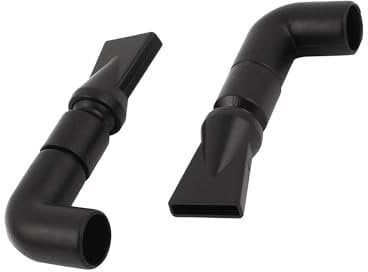 CAPASTEC Aquarium Nozzle Water Outlet,Aquarium Pump Flare Duckbill Nozzle Water Outlet Pipe for Aquarium Fish Tank, 5/8Inch(Black,2Pcs)