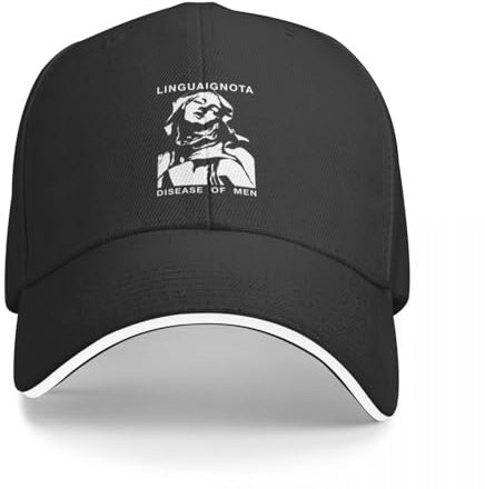 Baseballkappe Hip Hop Benutzerdefinierte lässige Lingua Ignota Krankheit der Männer Geschenk für Männer und Frauen Geschenk für Fans Weihnachtstag Strandkappen für Frauen Männer Geburtstagsgeschenk