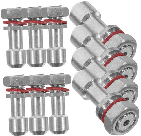 Cabilock Utensilios De Cocina 10 Piezas Válvula de Escape de repuestos Olla Express Piezas de Repuesto para Valvula de Seguridad para Olla a presion Aluminio