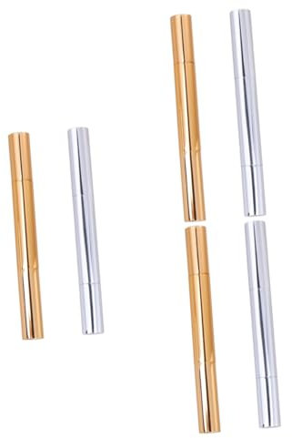 Beavorty 6pcs Aluminum Tube Lip Gloss Pens Empty Nail Polish Bottles Nail Polish Applicator Pen for Lip Gloss Perfume