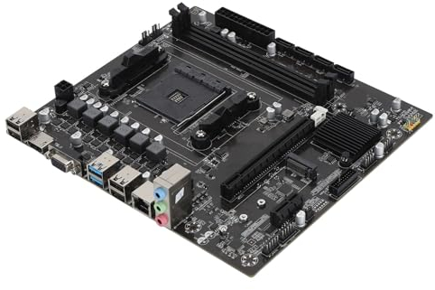 A320 M ATX Gaming Motherboard, DDR4 Boost, PCB Leistungssteigerung, 32 GB Speicherunterstützung, für Gängige Erweiterungsgeräte, mit Multi Screen Display Technologie