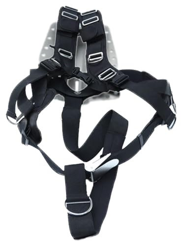 Scuba Diving Harness - Scuba Diving Quick Release Harness Adjustable | Diving Sport Equipment for Women Men for Research | Adventur | Underwater Photography | Harnesses Kite Hook Safety-Knives Paragli