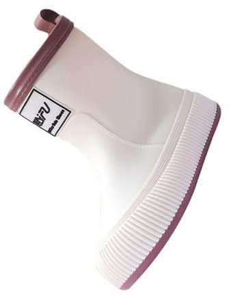 rockible Stivali da pioggia Scarpe antipioggia Multifunzionali Compatti Facile da riporre per 35-36 Calzature Stivali di gomma per Agricoltura Giardino, standard