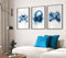Gaming Wall Art Prints, Gaming Accessories, UNFRAMED, Gaming Decor, Gamer Wall Art, Teen Room Prints, Boys Bedroom Decor, Gaming Gifts For Birthday Christmas (3 A3 Prints Only (no frames), Blue)