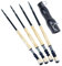 Lerutwis Modèle YG036 2.1M 2.4M 2.7M 3.0M Canne à pêche à la Mouche télescopique Portable Carbone ultraléger Action Rapide Canne à pêche à la Mouche poignée en liège attirail Pesca(3.0M)