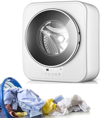 Mini Machine à Laver Entièrement Automatique,Machine à Laver Et à Sécher à Tambour Intelligente,Machine à Laver Murale,Machine à Laver électrique Compacte,Sèche-Linge