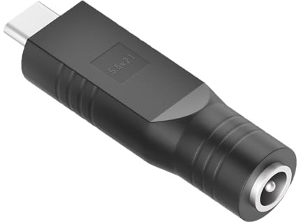Ozkak Adaptador USB C Macho a DC Hembra para Starlink Mini 20V 100W PD convertidor de Carga, Compatible con Cargadores de Coche y adaptadores de Corriente RV, para Aventuras al Aire Libre