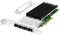 Euqvos 4 ports SFP+ 10 Go PCIe Adaptateur réseau avec Broadcom BCM57840 Controller PCI Express x8 Ethernet LAN Card Compatible avec Windows Server/Windows/Linux/VMware